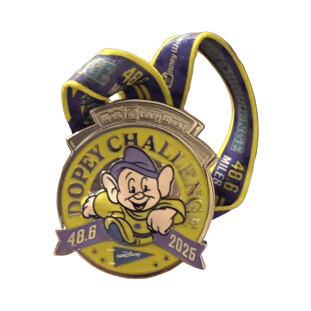 Dopey Challenge - 48.6 Miles Disney pin