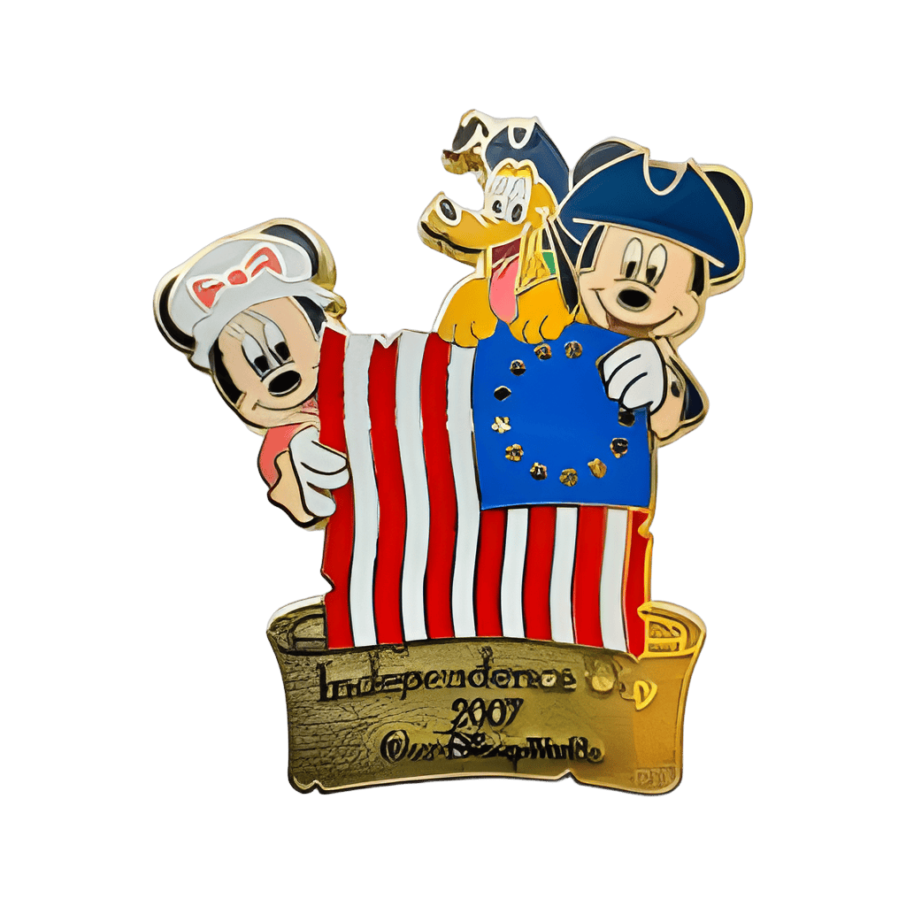 WDW Independence Day 2007 Disney pin