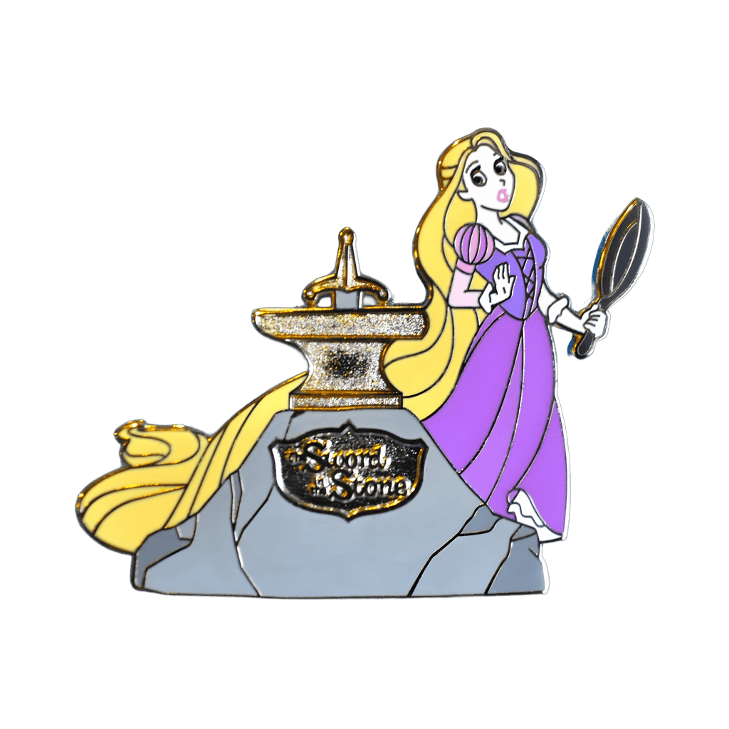 Rapunzel at the Sword in the Stone Disney pin