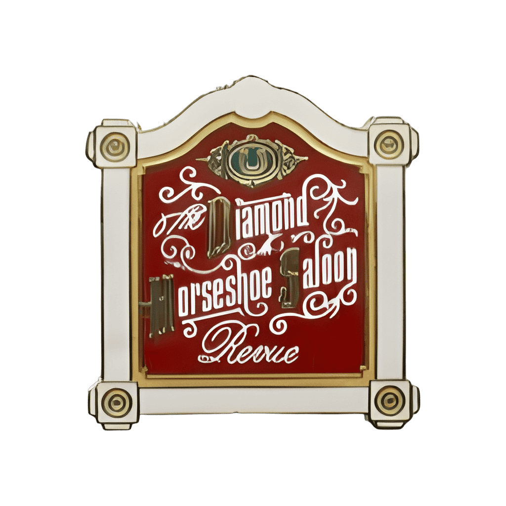 The Diamond Horseshoe Saloon Revue Disney pin