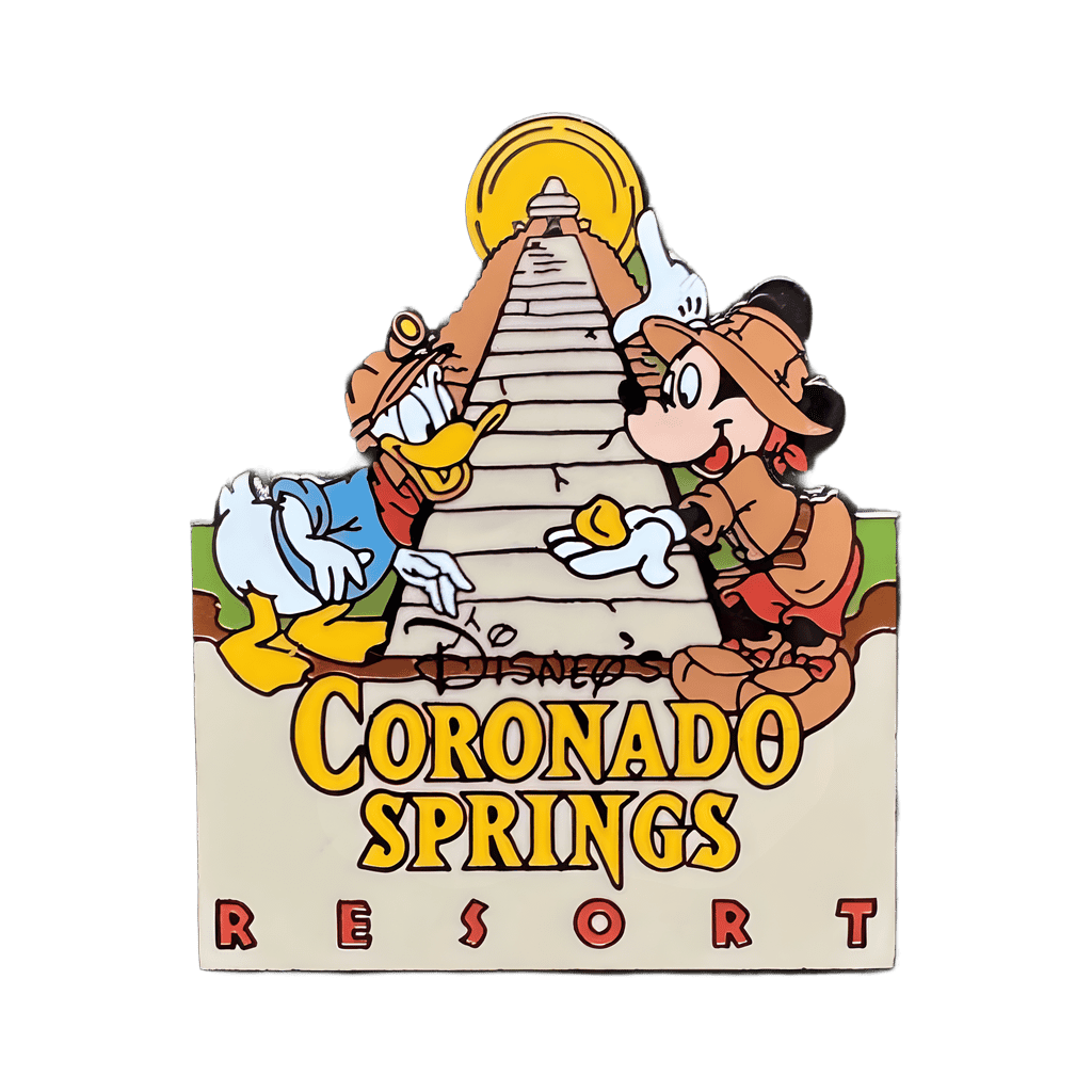 Pyramid with Donald and Mickey Archeologists Disney pin