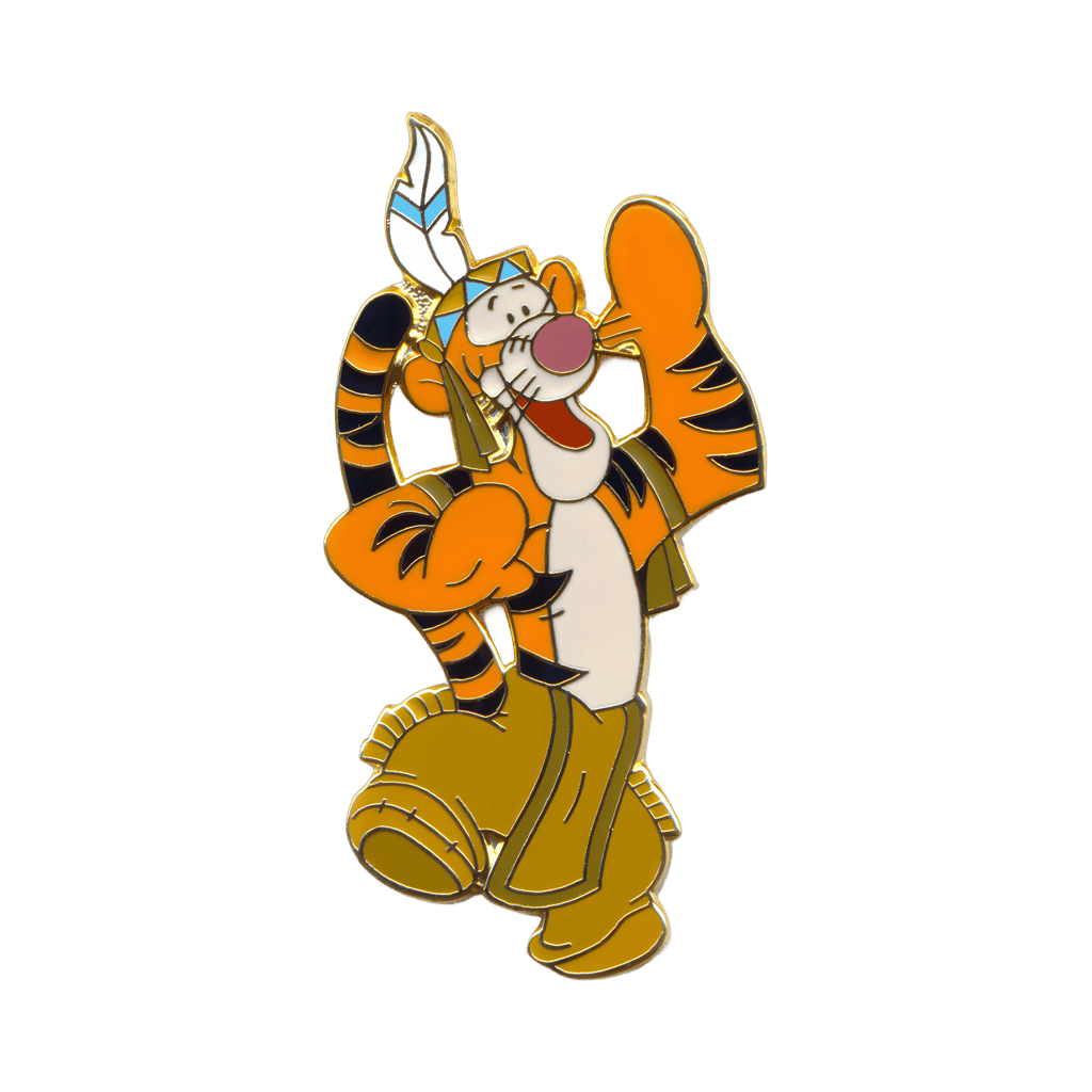 2001 - Tigger Dressed as a Native American Disney pin