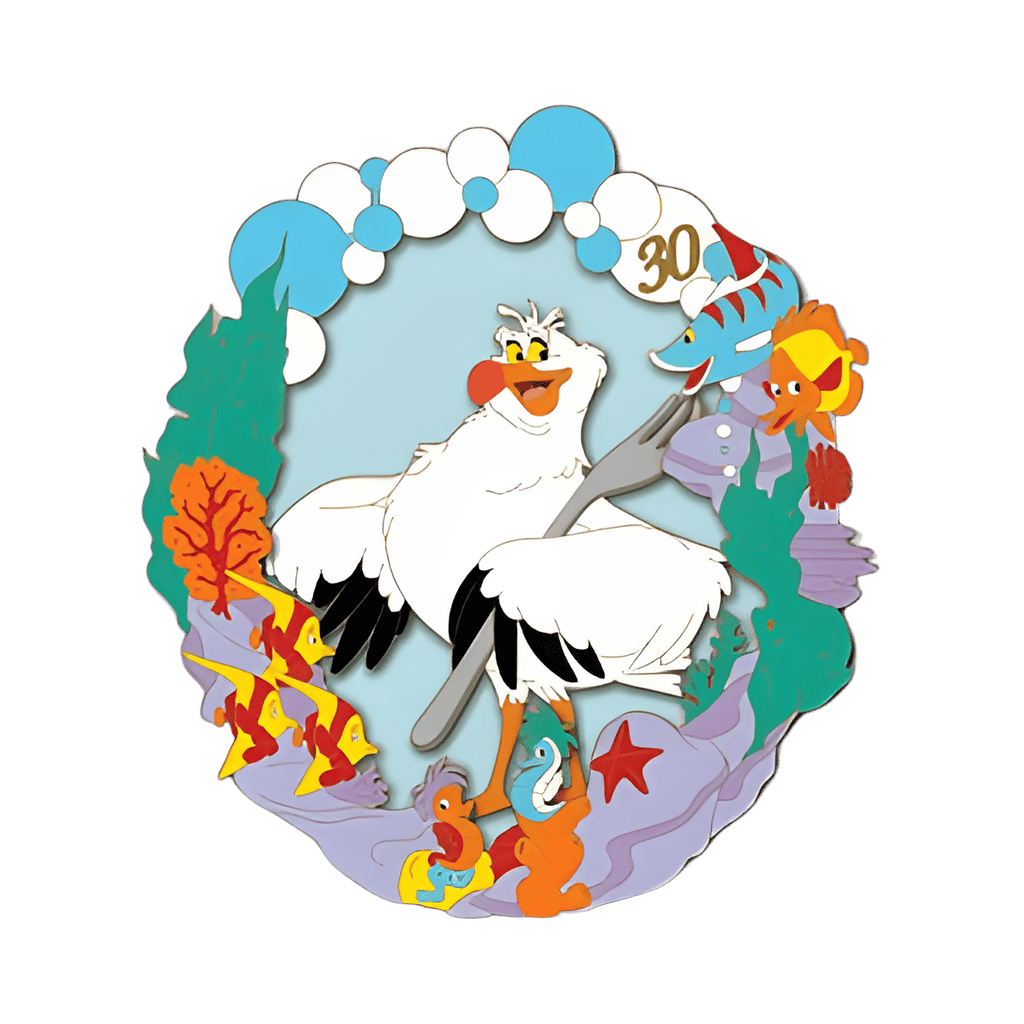 Scuttle Disney pin