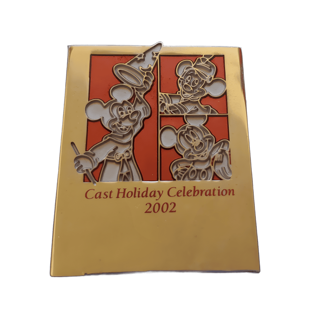 Cast Holiday Celebration 2002 Hinged Disney pin