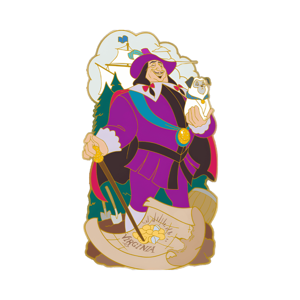 Governor Ratcliffe and Percy Disney pin