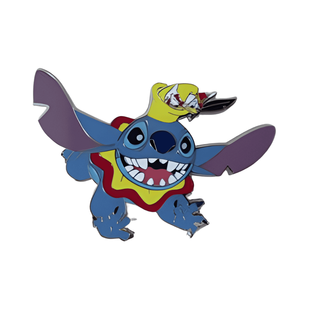 Stitch as flying Dumbo Disney pin