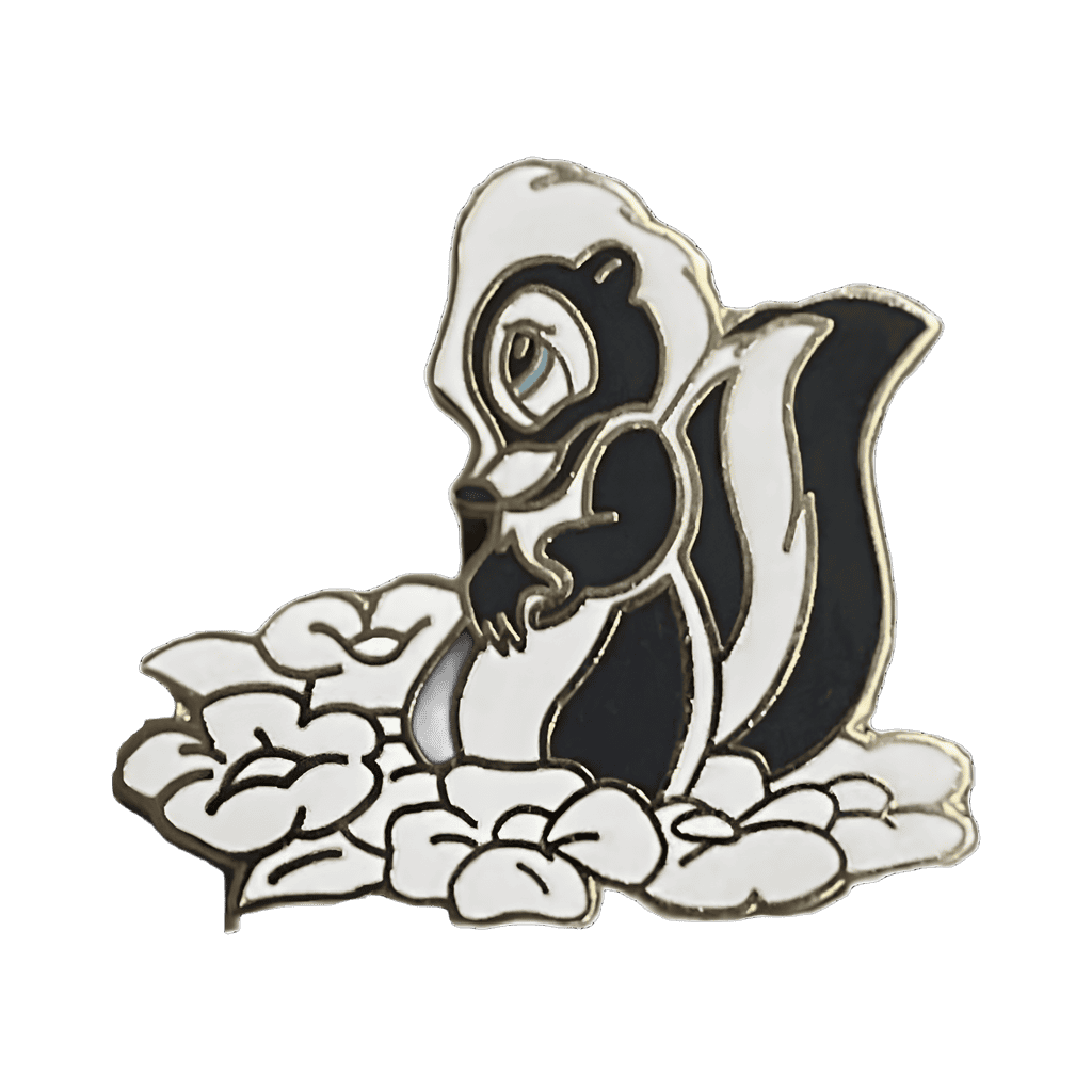 Flower with Flowers Variant - B&W Disney pin