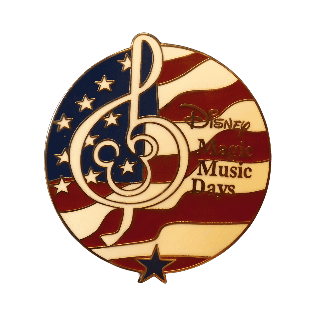 2005 - American Flag Logo Disney pin