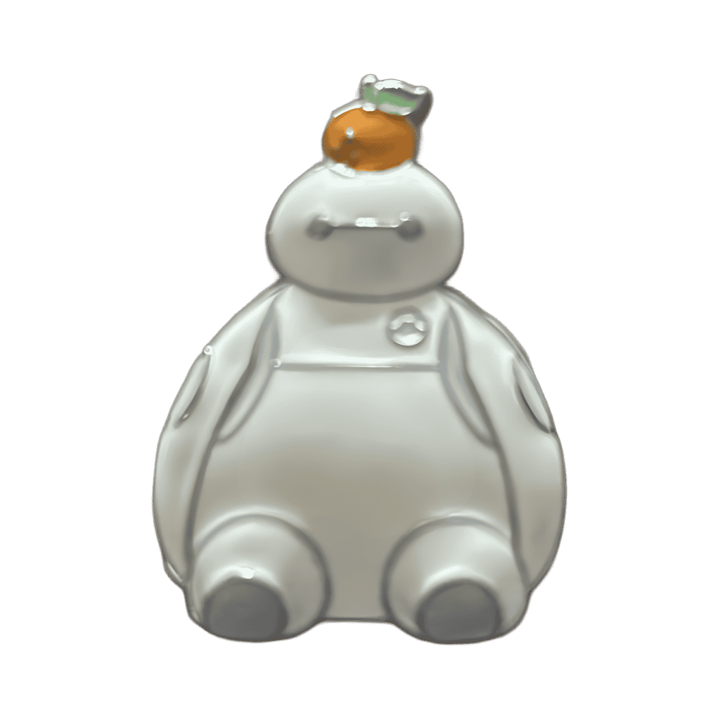 Baymax with orange Disney pin