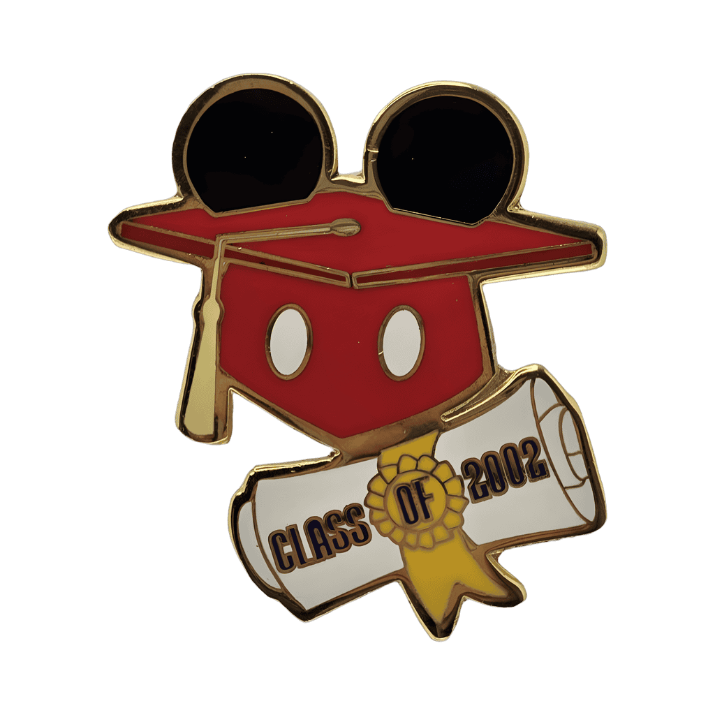 Graduation Mickey Cap - Class of 2002 Disney pin