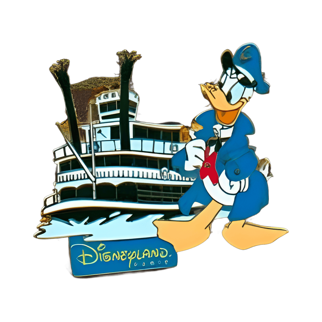 Donald Duck at the Steamboat Disney pin