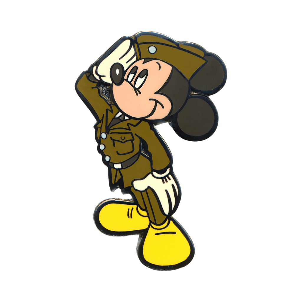 Solider Mickey Saluting Disney pin