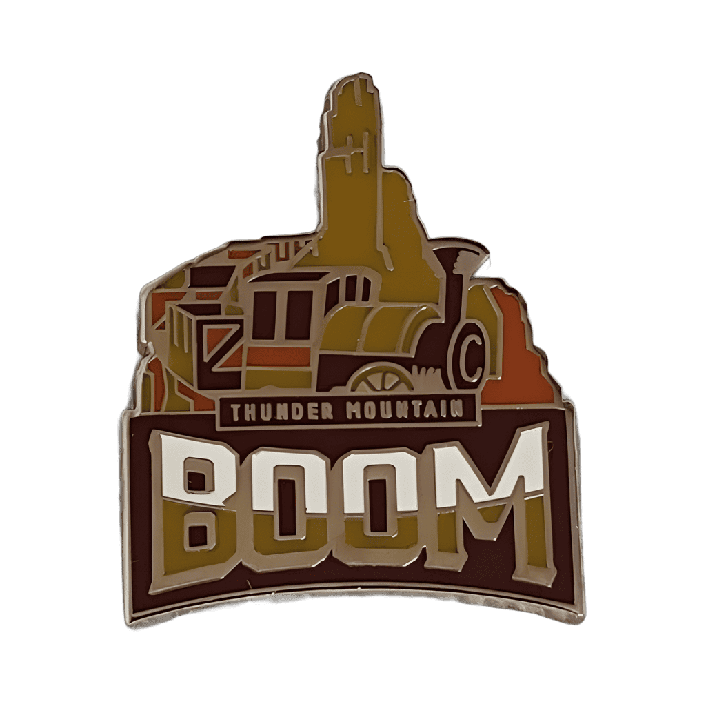 Thunder Mountain Boom Disney pin
