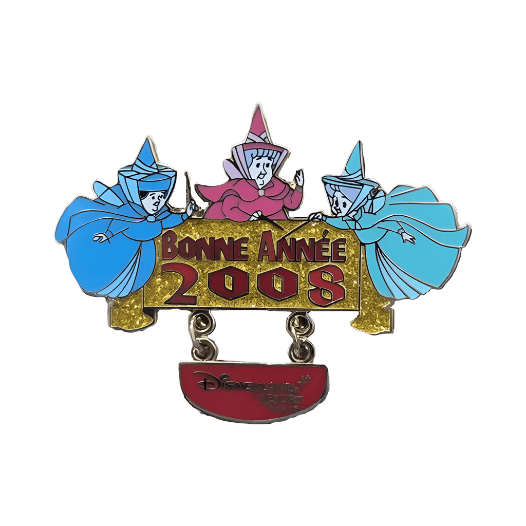 Bonne Annee 2008 Disney pin