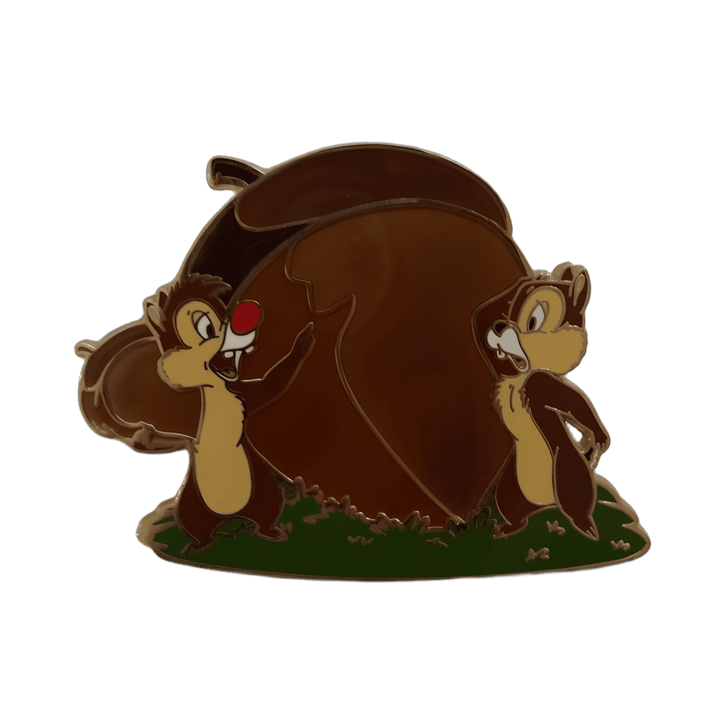 Discovering acorn Disney pin