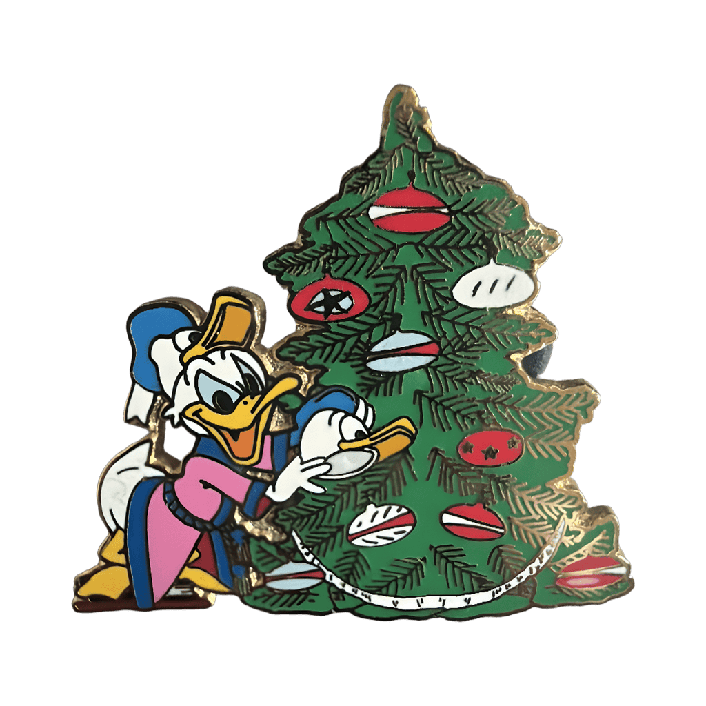 Donald Decorating Christmas Tree Disney pin