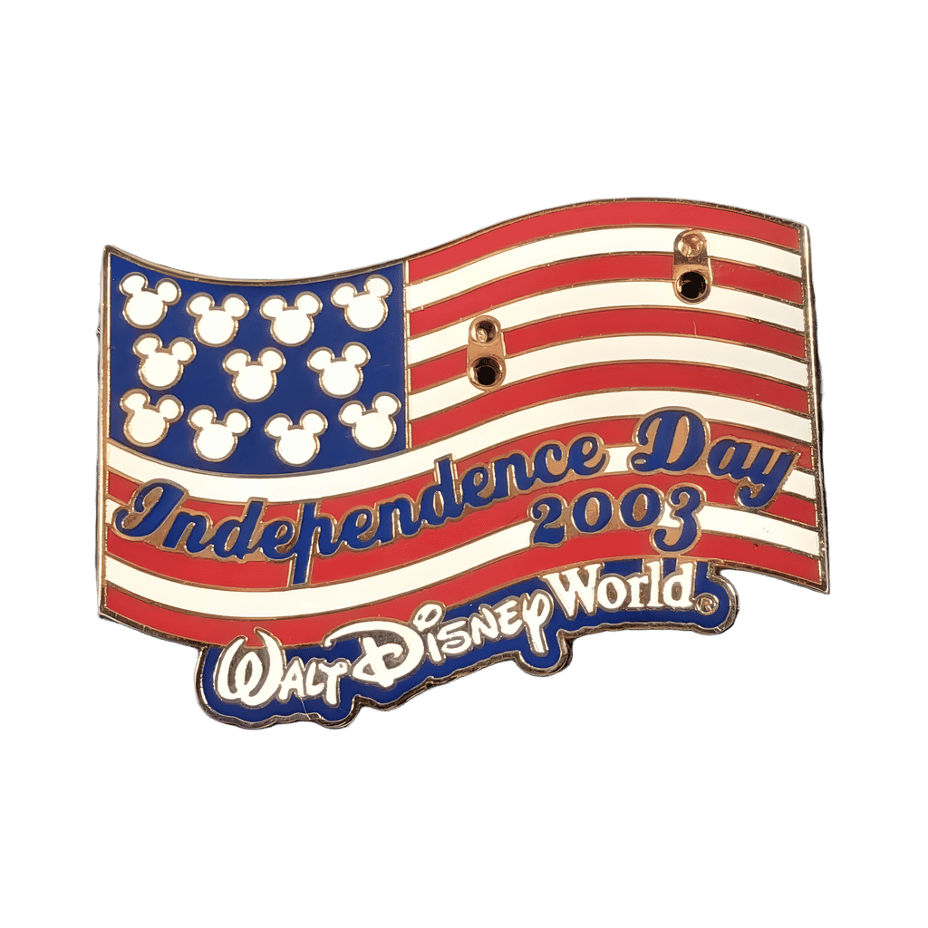 Independence Day 2003 (American Flag) Base Disney pin