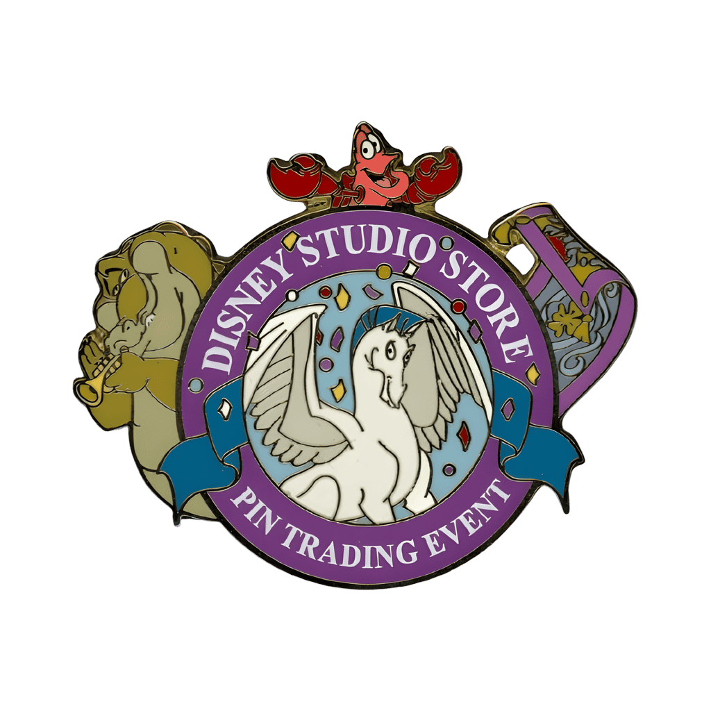 Louis, Sebastian, Magic Carpet, Pegasus Disney pin