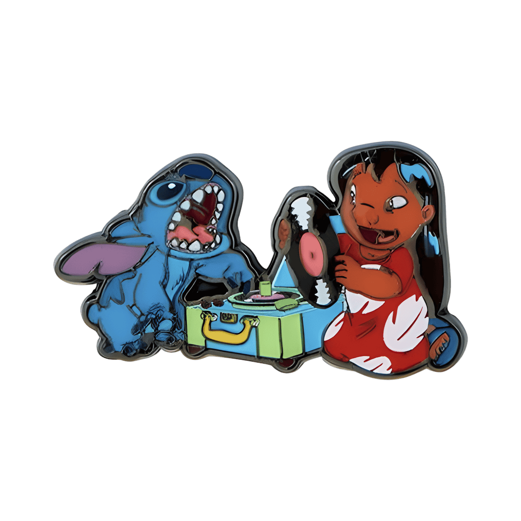Lilo & Stitch Record Playing Disney pin