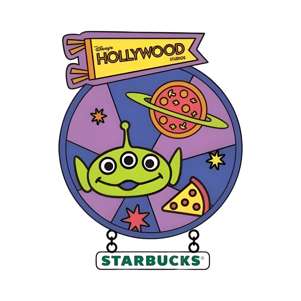 Hollywood Studios Collection — Alien Swirling Saucers Disney pin