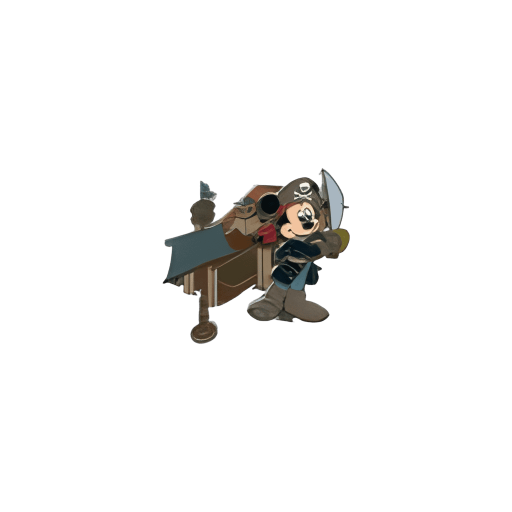 Mickey at Pirates of the Caribbean Disney pin