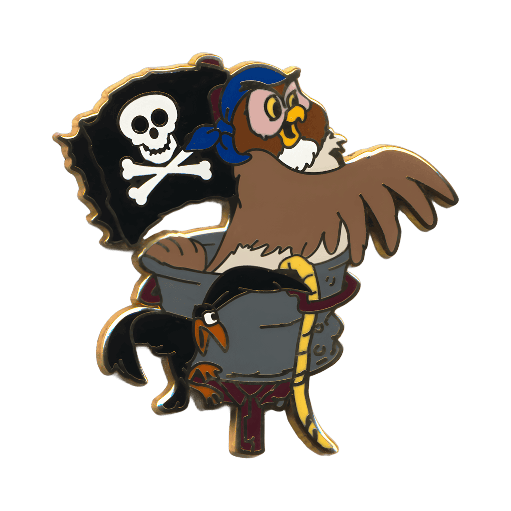 Owl in the Crow's Nest Disney pin