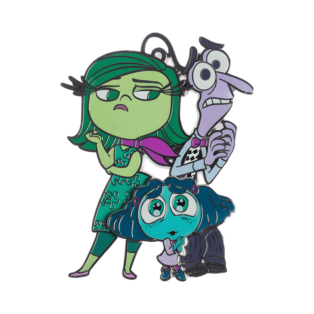 Disgust, Fear, and Envy Disney pin