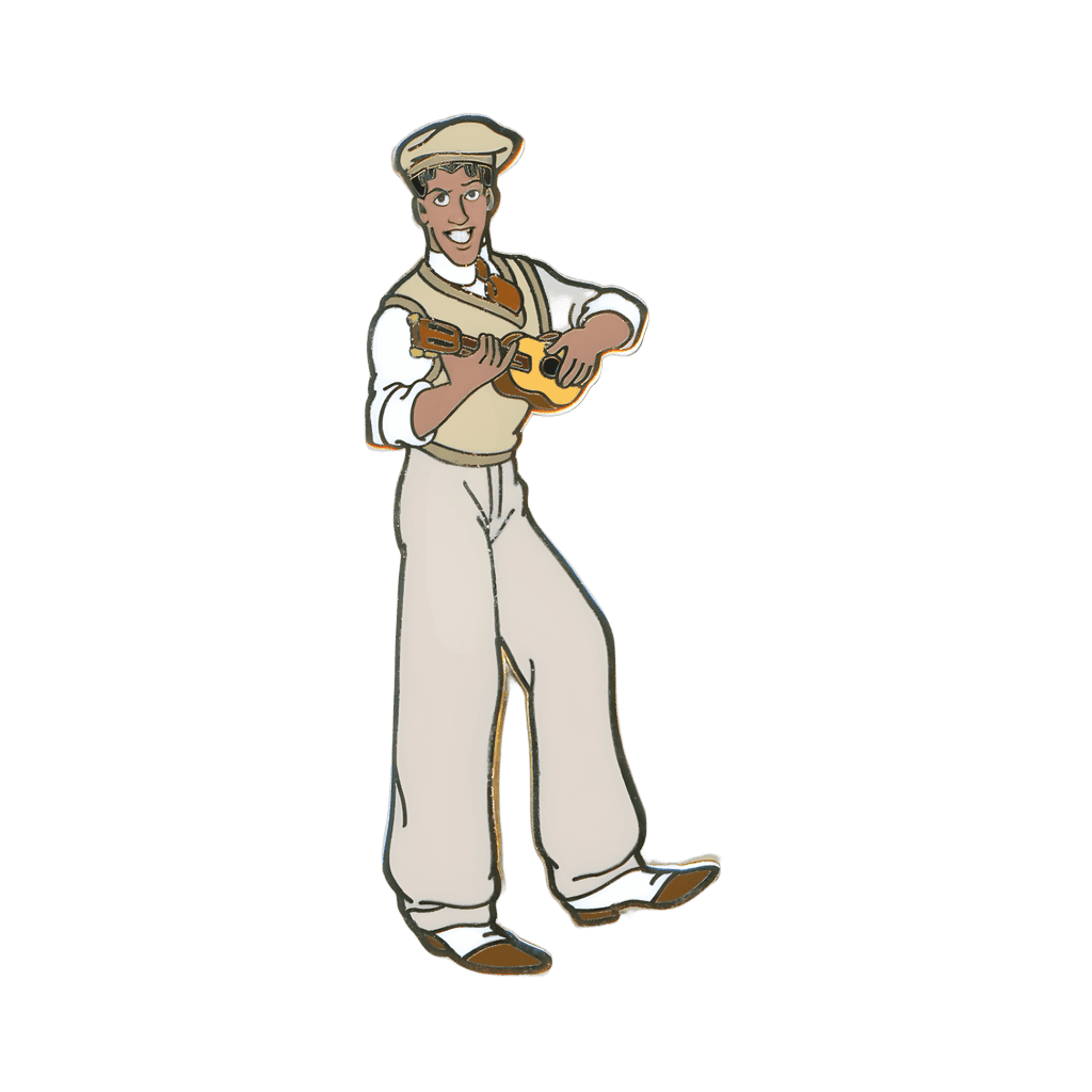 Prince Naveen Playing a Ukelele Disney pin