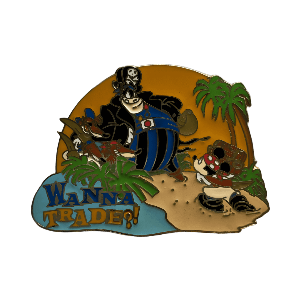 Pete and Mickey Disney pin