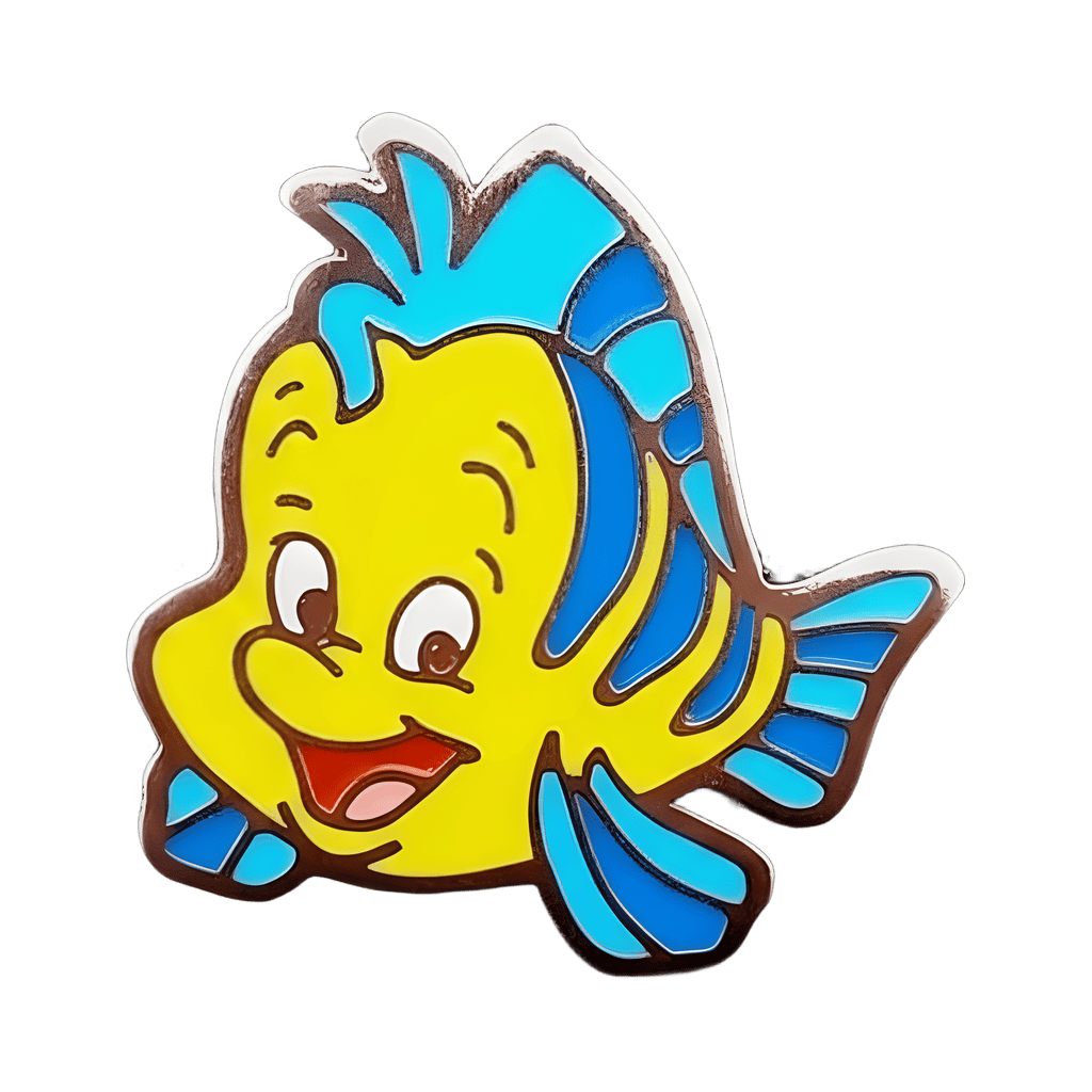 Flounder Disney pin