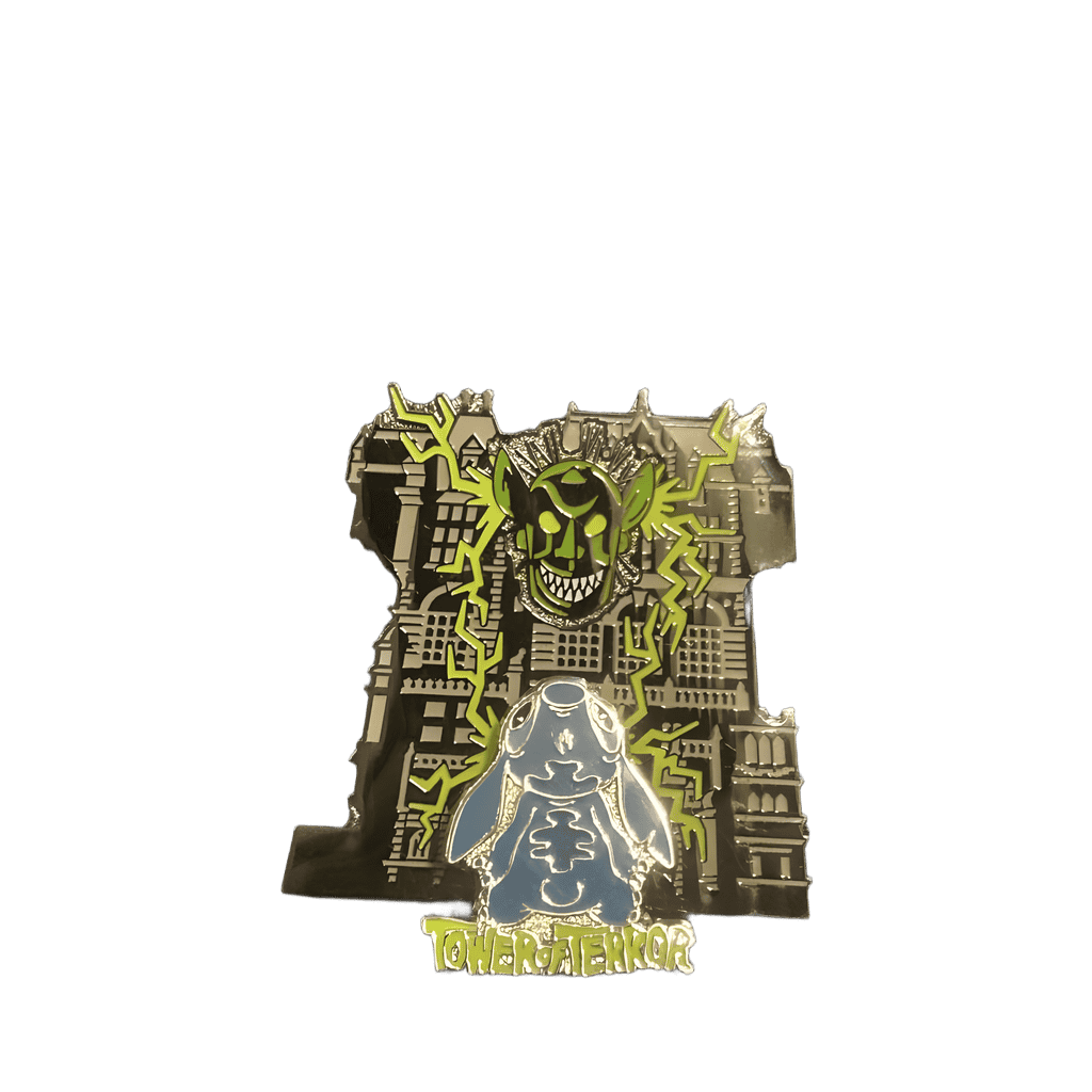 Stitch at the Tower of Terror Disney pin