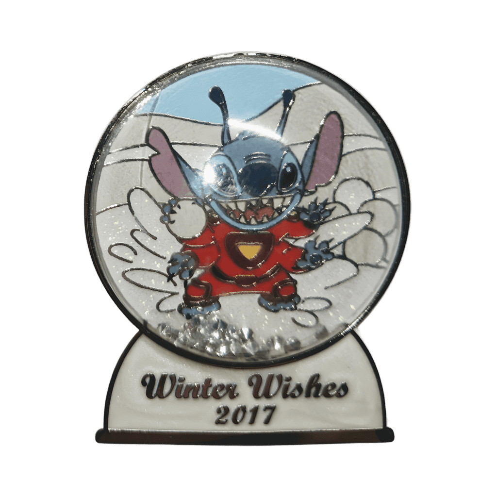 Stitch Snow Globe Disney pin