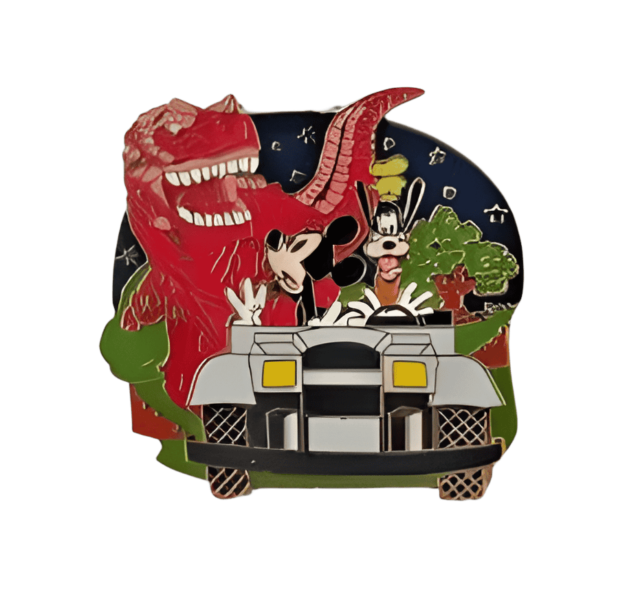DINOSAUR with Goofy & Mickey Disney pin