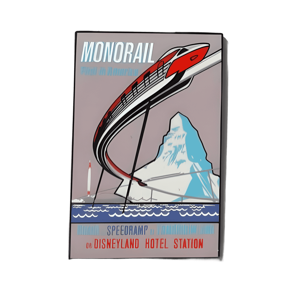 Monorail Disney pin