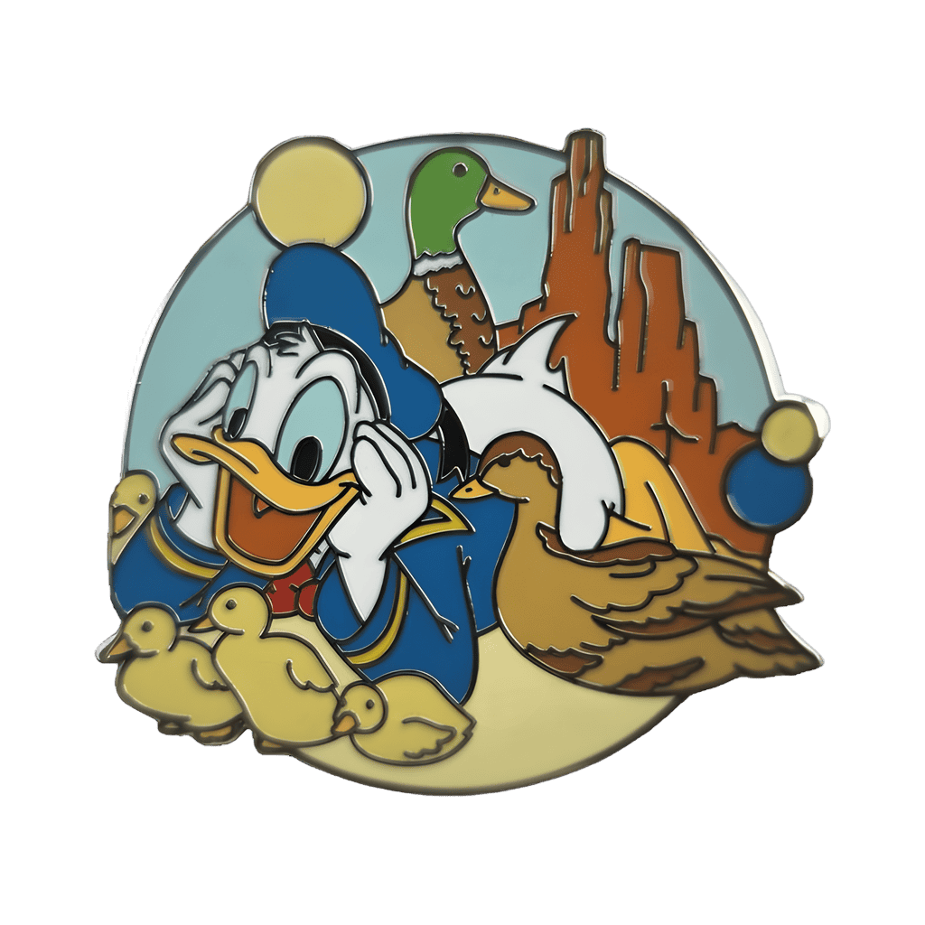 Donald Duck in Front of Big Thunder Mountain Disney pin