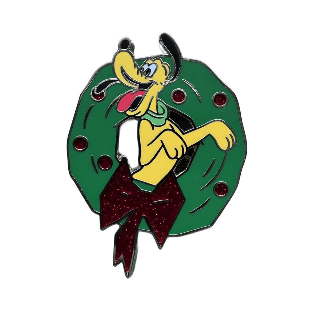 Pluto in a Wreath Mystery Box Disney pin
