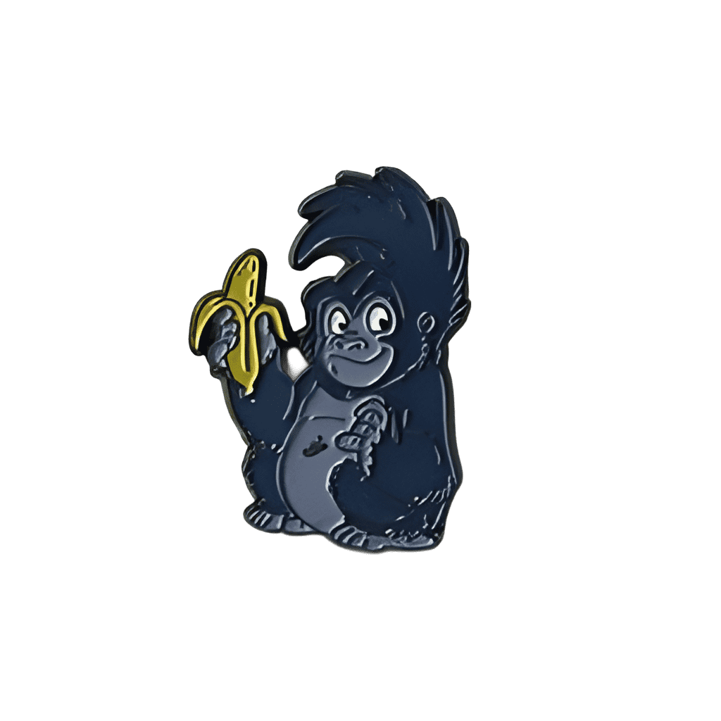 Terk with banana (Black) Disney pin