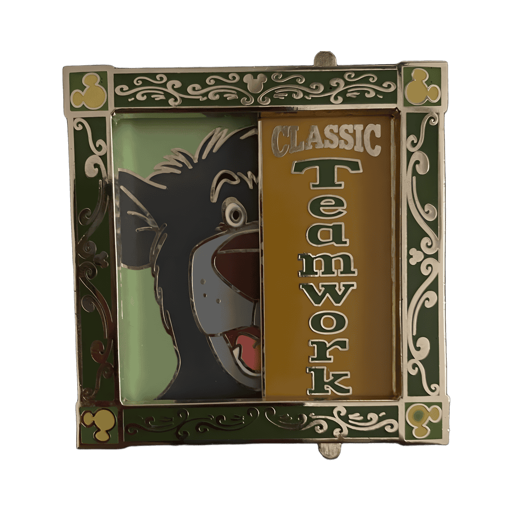 Baloo and Mowgli Disney pin