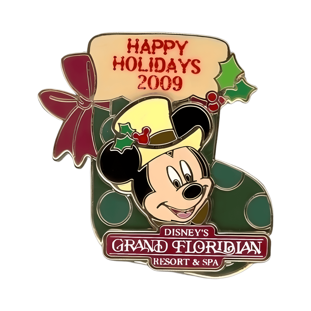 Grand Floridian Resort & Spa - Mickey Mouse Stocking Disney pin