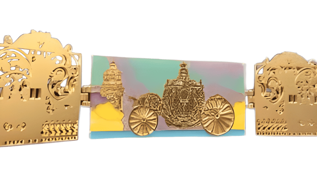 Hinged Gate w/Carriage Jumbo Disney pin
