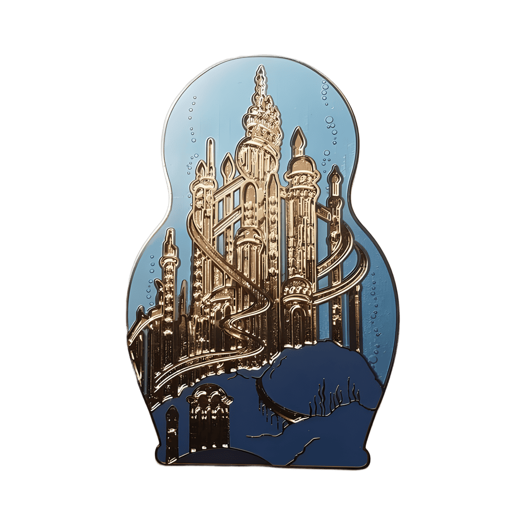 Triton's Castle Disney pin