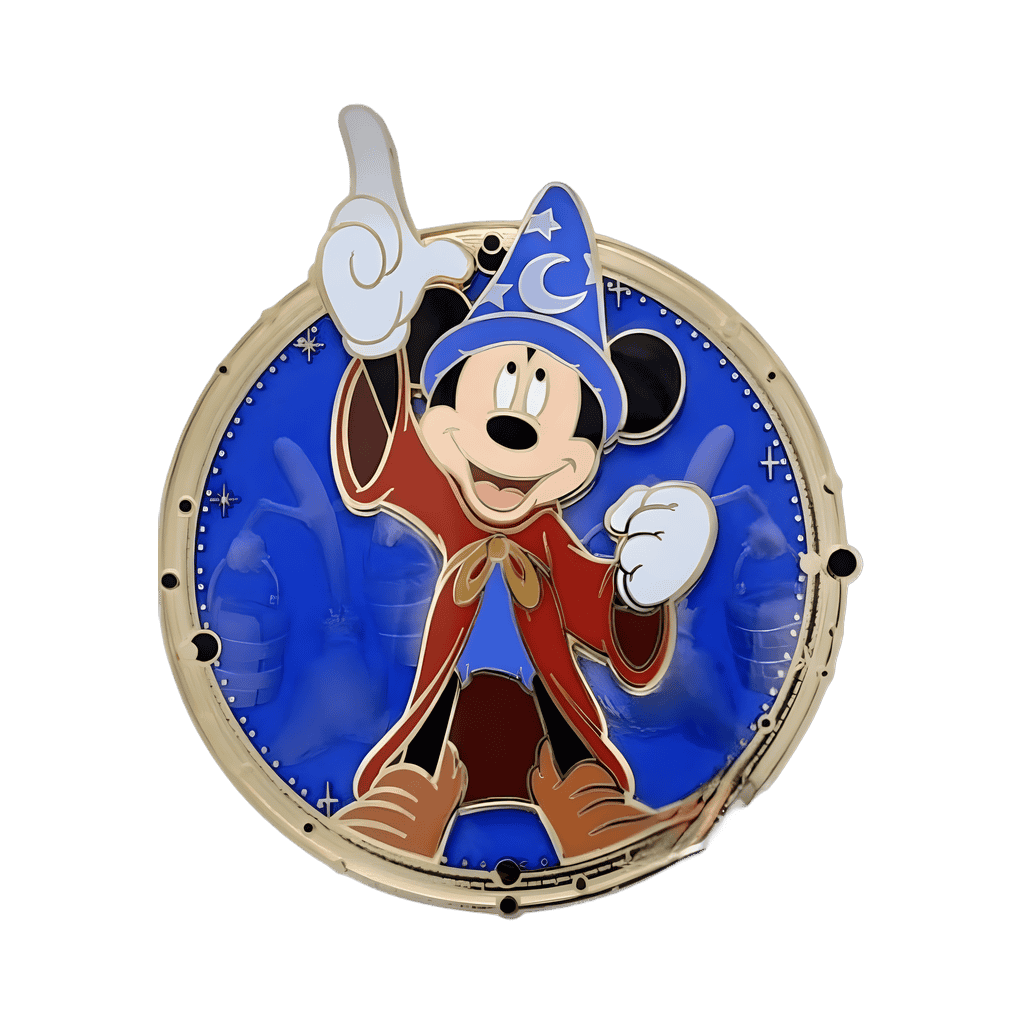 Fantasia Sorcerer Mickey Dial Jumbo Disney pin
