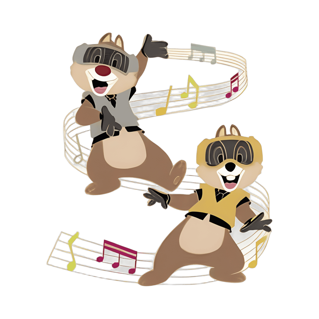 Chip and Dale Disney pin