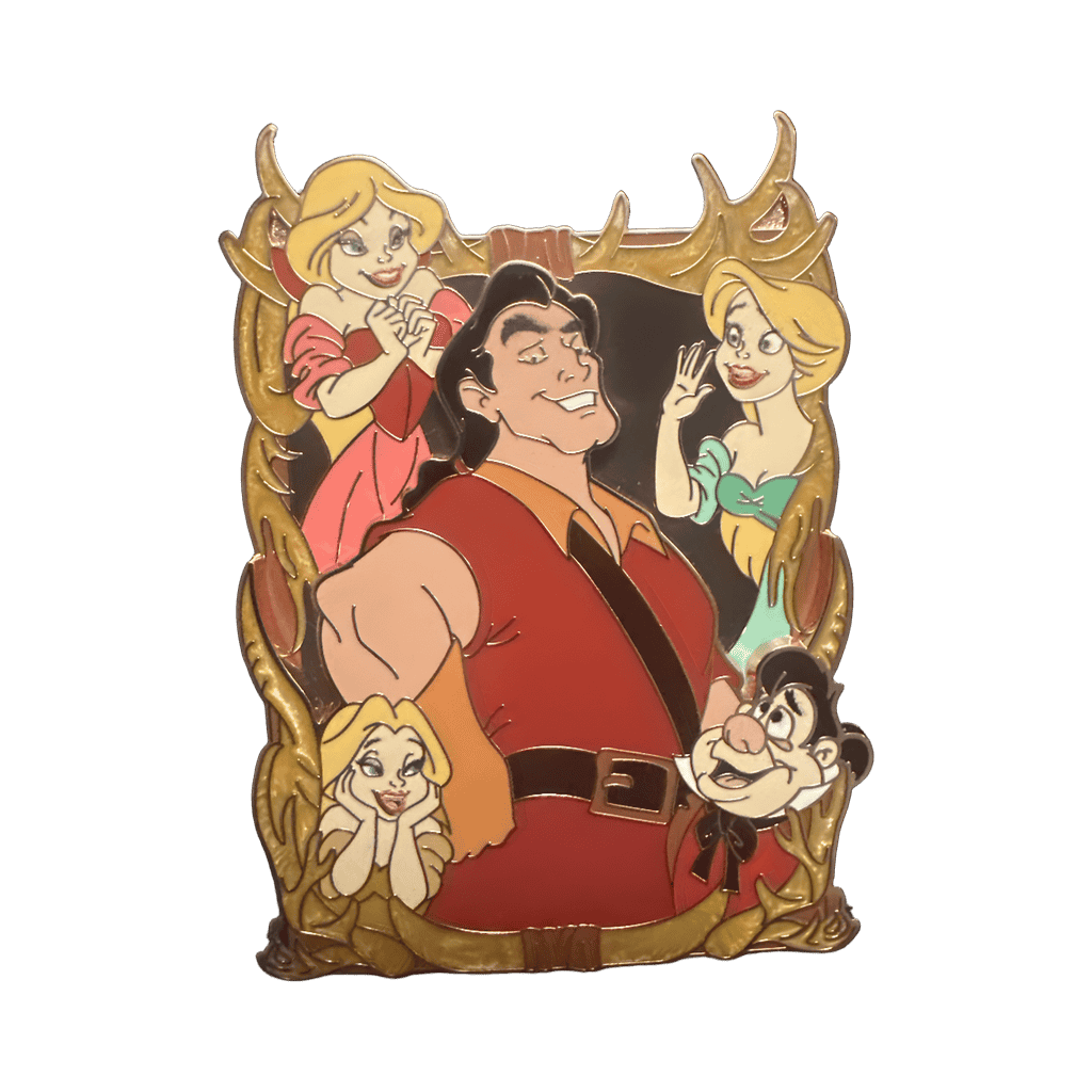 Gaston and His Admirers Disney pin