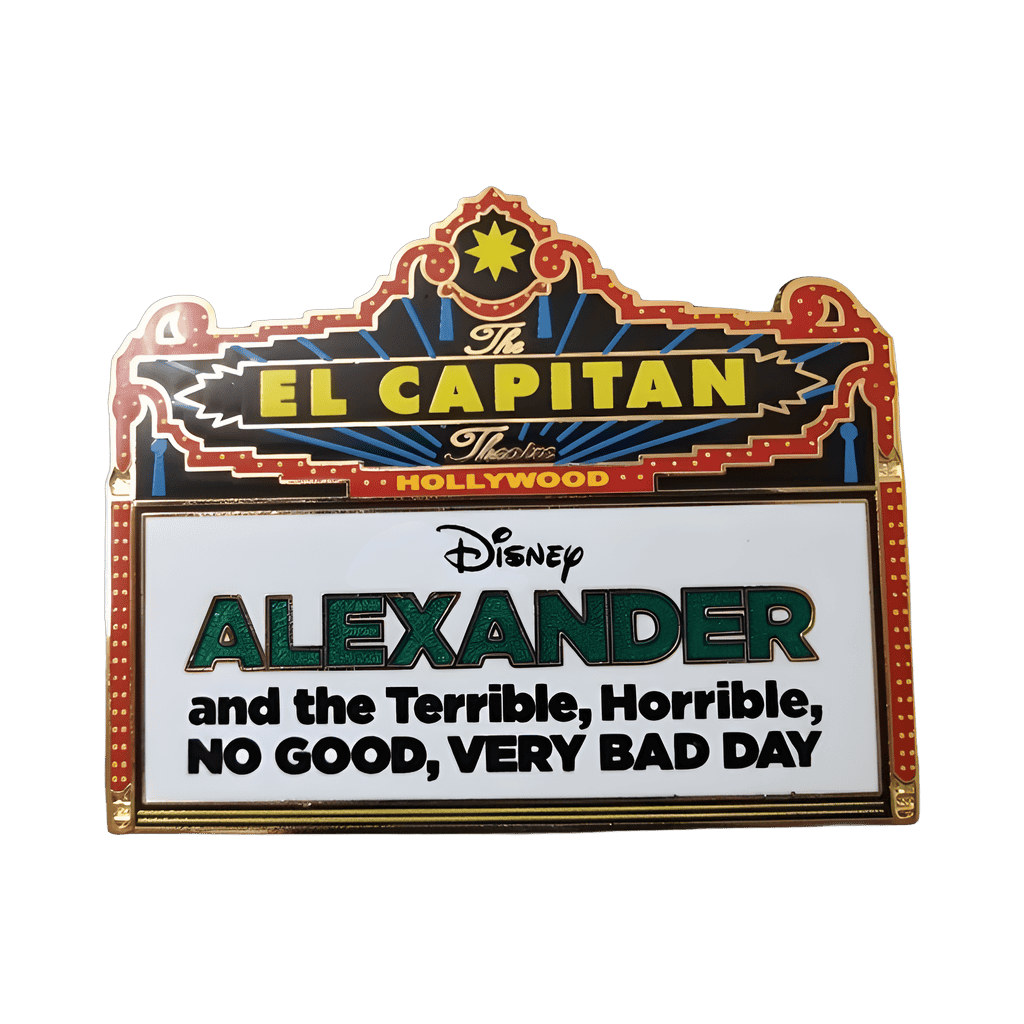 Alexander and the Terrible, Horrible, No Good, Very Bad Day Disney pin