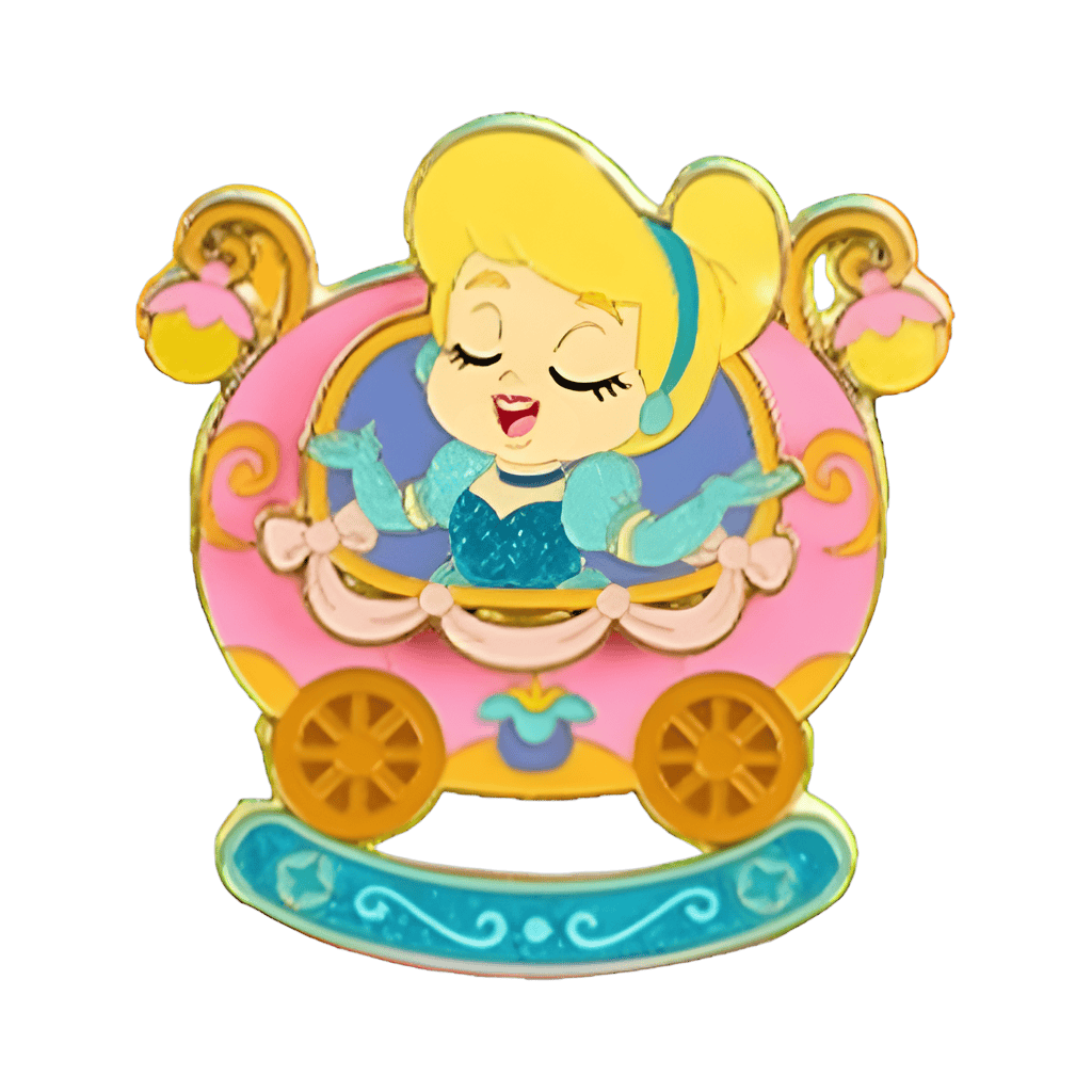 Cinderella in Pink Carriage Disney pin