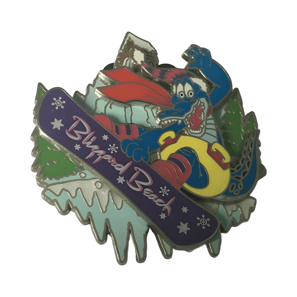 Blizzard Beach Ice Gator Spinner Disney pin
