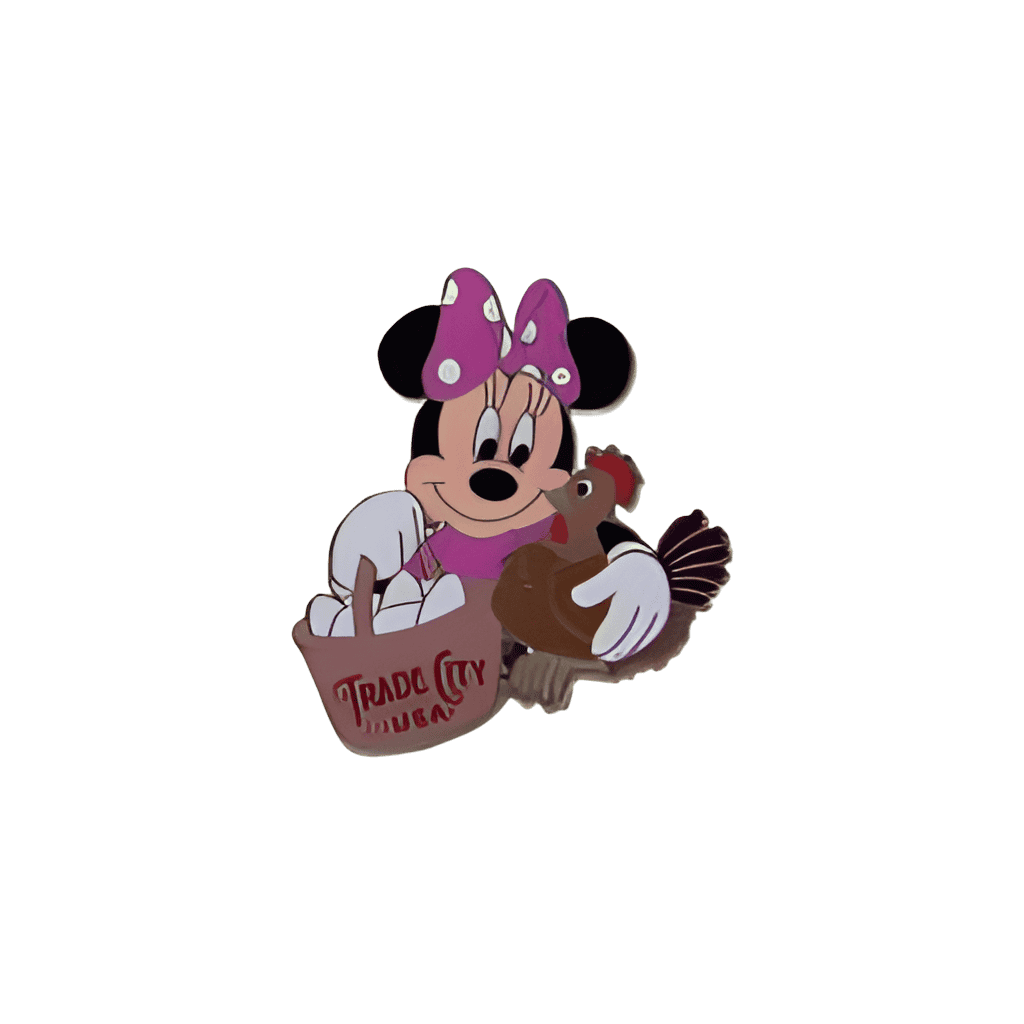 Minnie with Chicken Disney pin