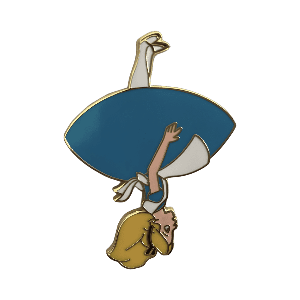 Down the Rabbit Hole Boxed Set - Alice Falling Upside Down Disney pin