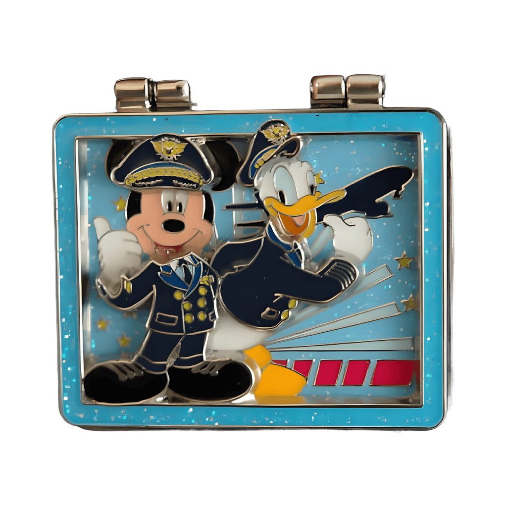 Mickey & Donald with Pilot Uniform Disney pin